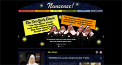 Desktop Screenshot of nunsense.com