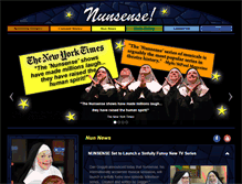 Tablet Screenshot of nunsense.com